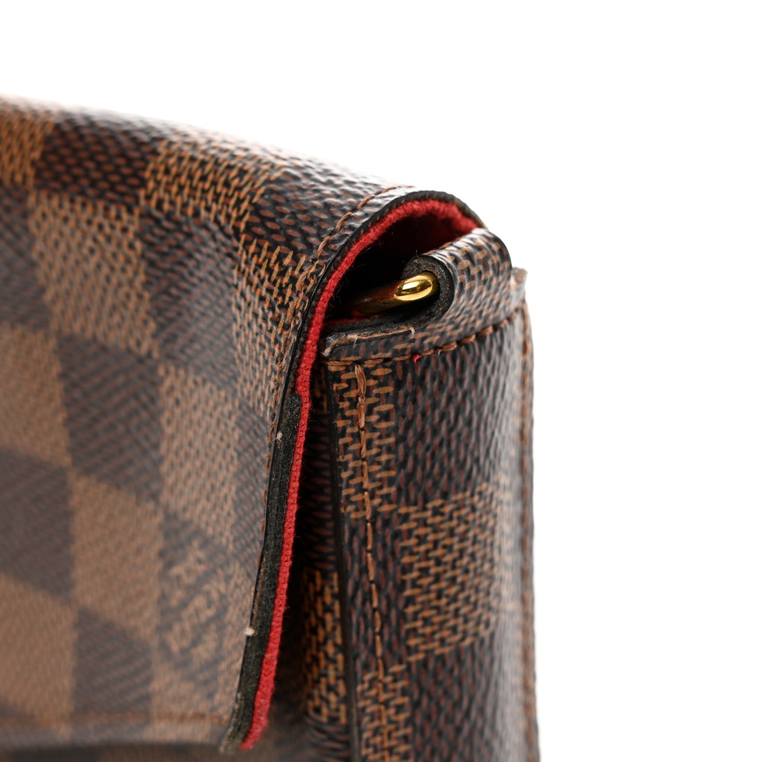 Louis Vuitton Damier Ebene Pochette Felicie Chain Wallet 8 of 9