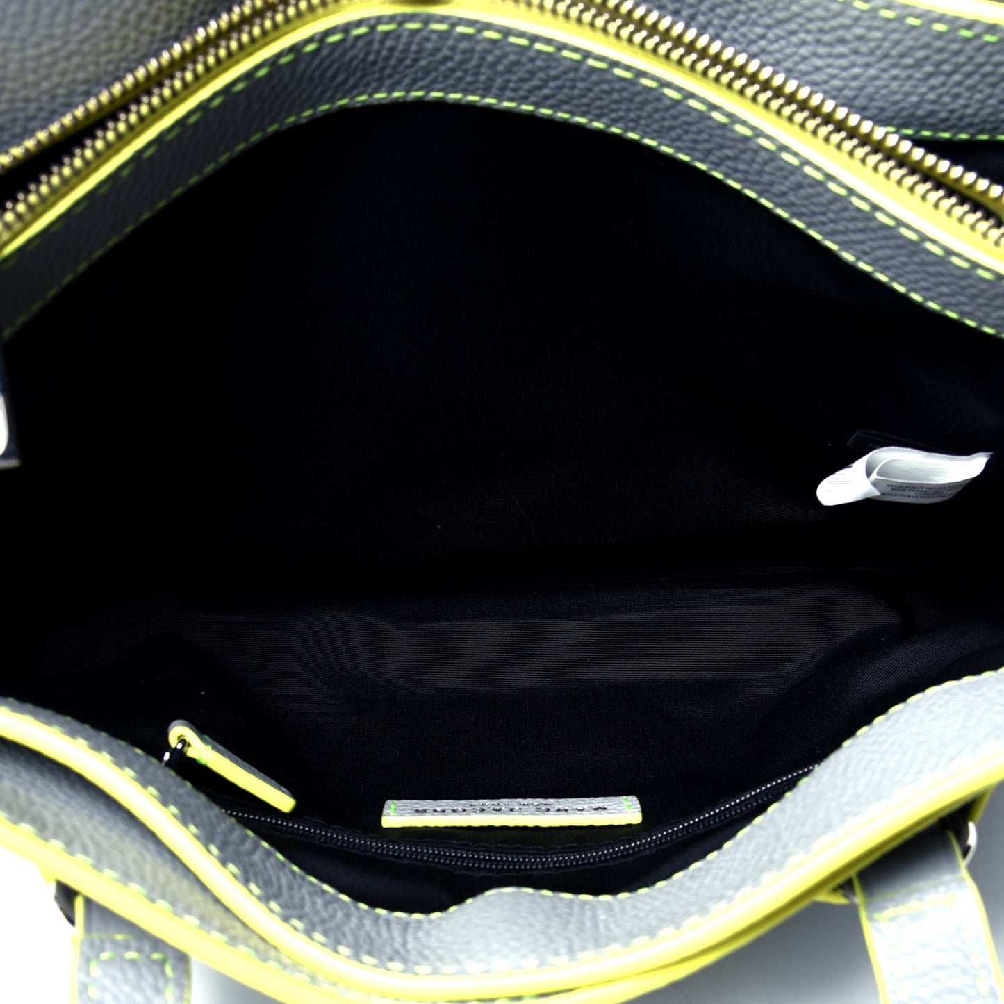 Metallic Grained Calfskin Tote Blue