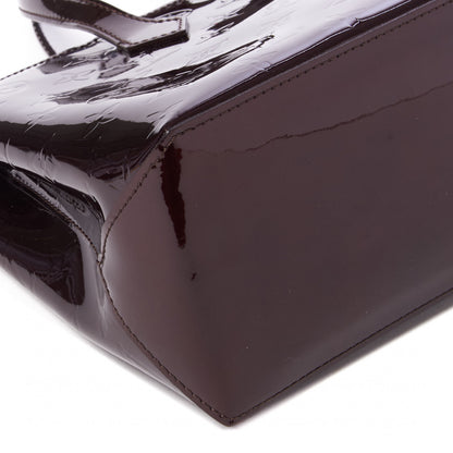 Louis Vuitton Vernis Wilshire PM Amarante 6 of 8