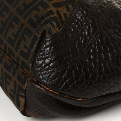 Fendi Zucca Nappa Nuvolata Vitello Tortuga Spy Tobacco Moro 12 of 17