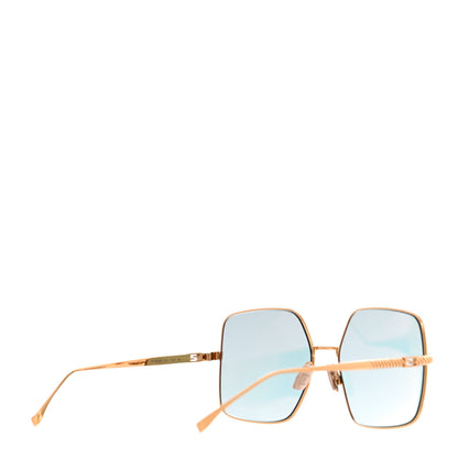 Fendi Square Sunglasses FF 0439/S Gold 3 of 7