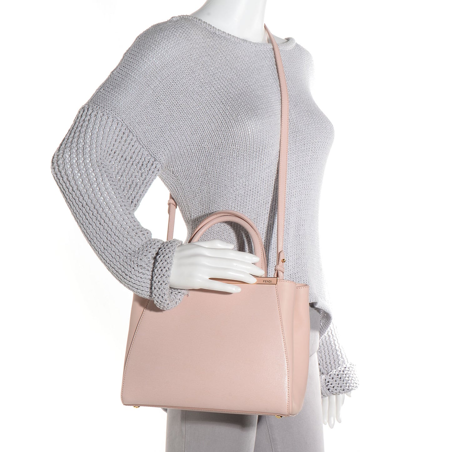 Vitello Elite Flamingo Petite 2Jours Tote Rosa Plaster