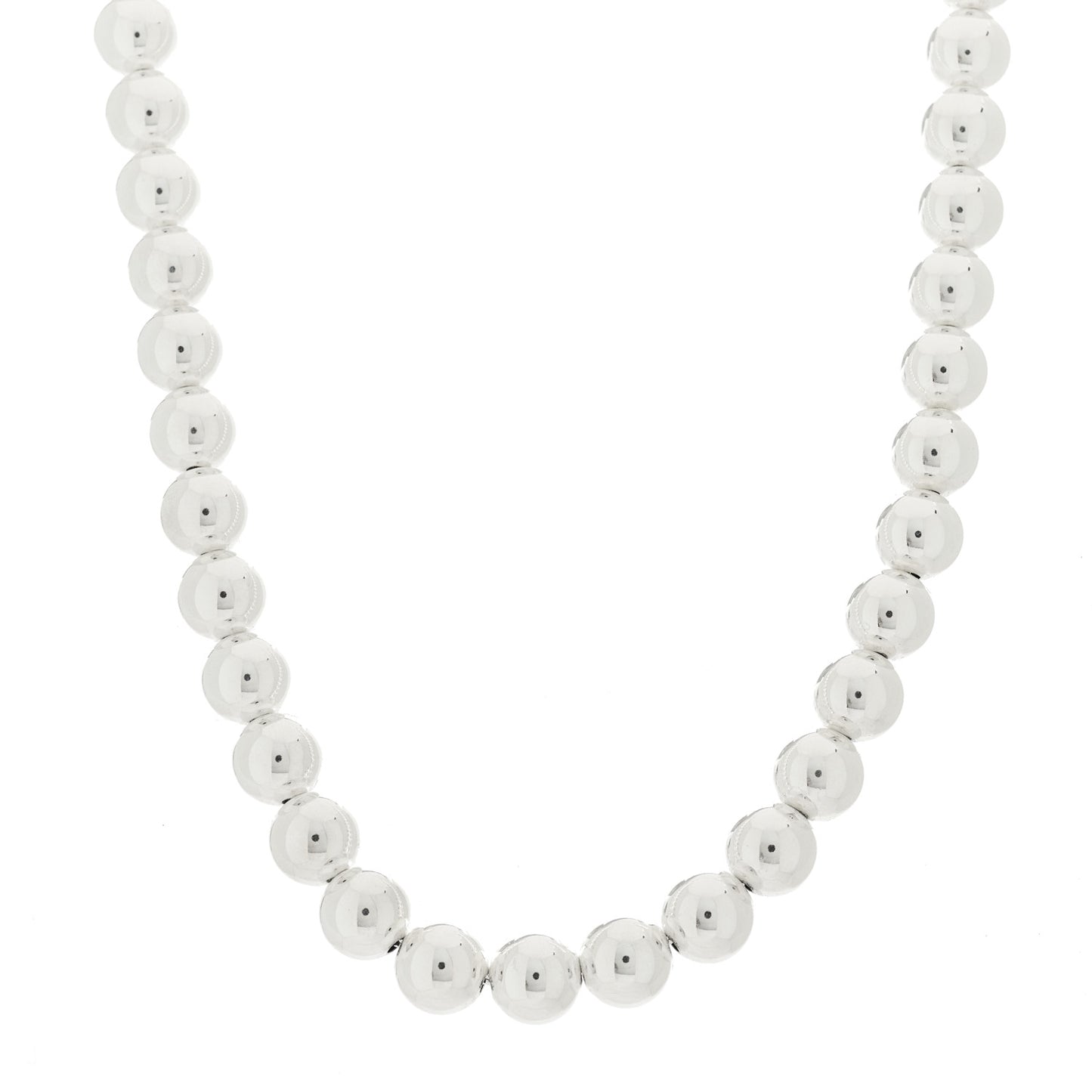 Sterling Silver 10mm Hardwear Ball Necklace