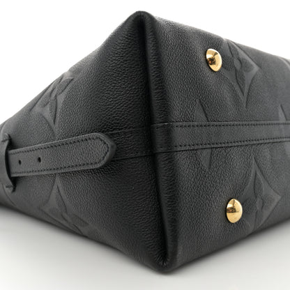 Louis Vuitton Empreinte Monogram Giant CarryAll MM Black 9 of 10