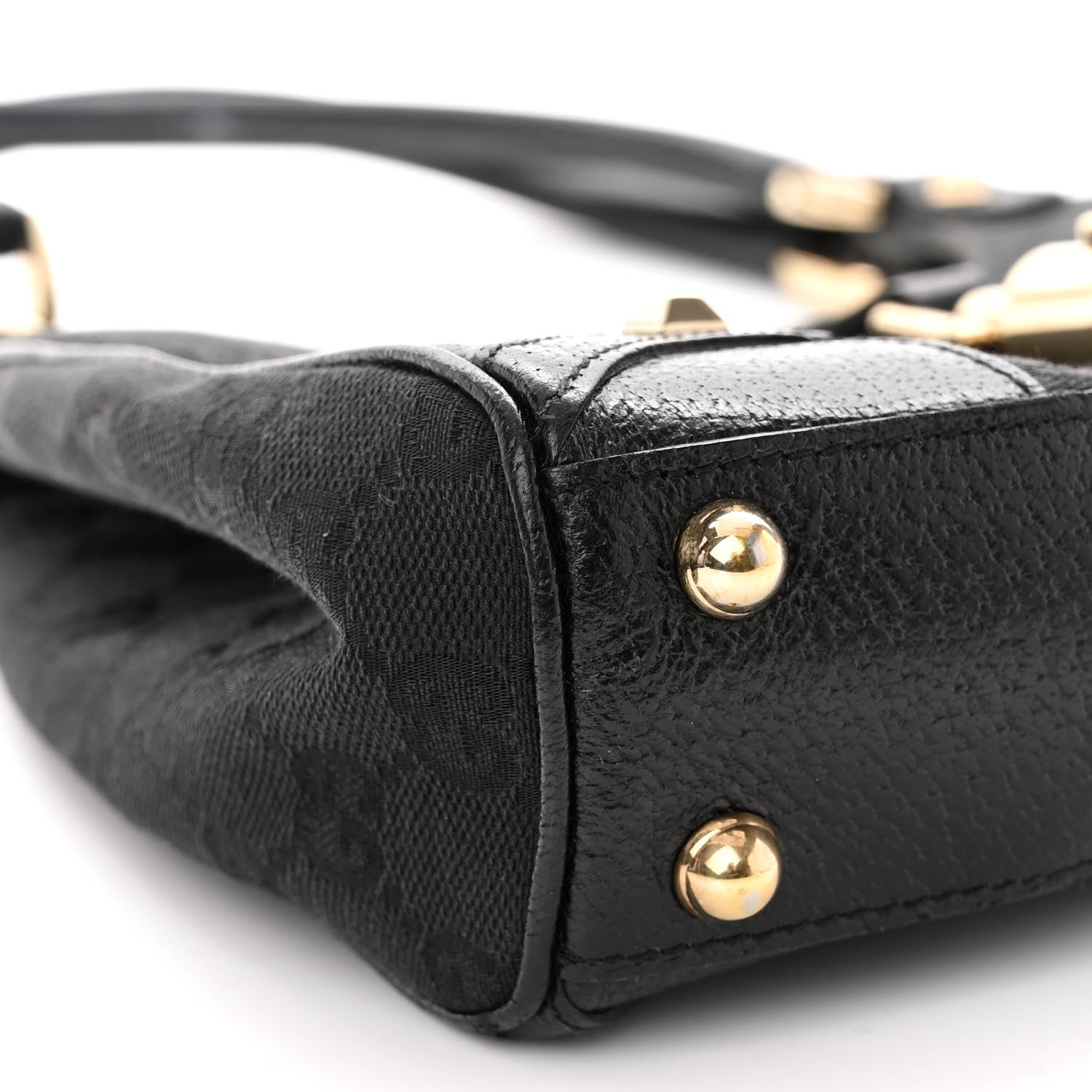 Gucci Monogram Jackie O Hobo Black 8 of 13
