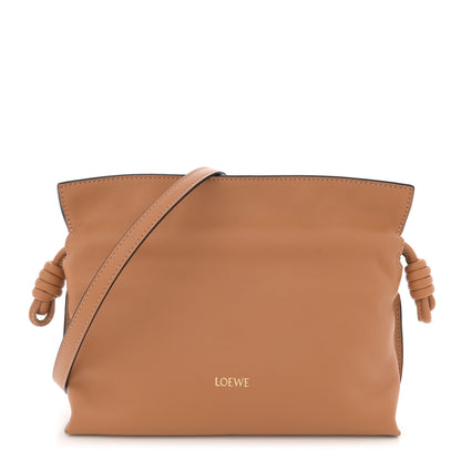 Loewe Calfskin Mini Flamenco Knot Clutch Warm Desert 1 of 10