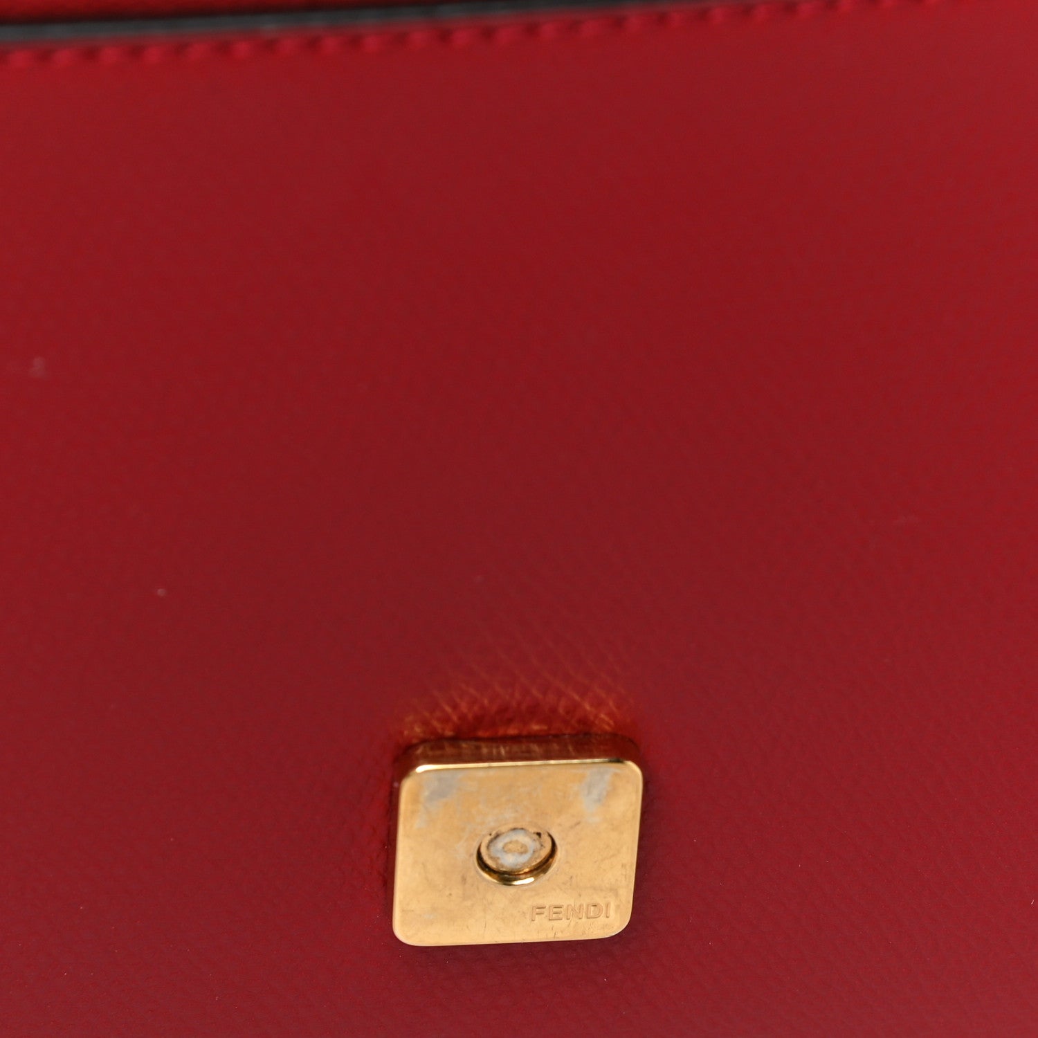 Fendi Vitello Cruise F is Fendi FF 1974 Embossed Medium Envelope Wallet On Chain Fragola Maya Black 9 of 12