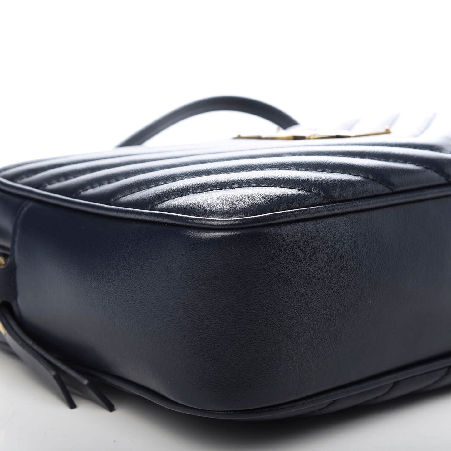 Calfskin Matelasse Monogram Lou Camera Bag Navy