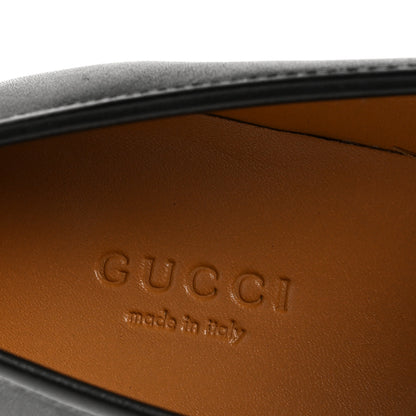 Gucci Calfskin Womens Jordaan Loafers 36 Black 8 of 10