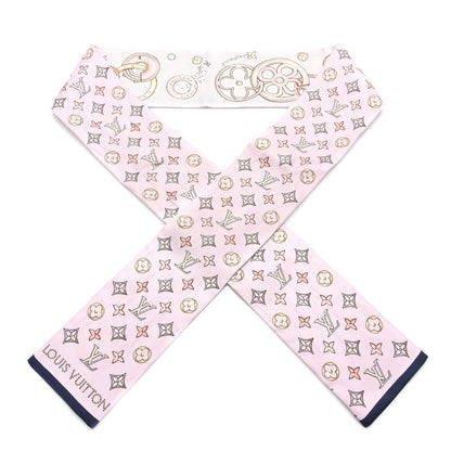 Louis Vuitton Silk Monogram Vivenne And Beyond Bandeau Rose Clair 1 of 3
