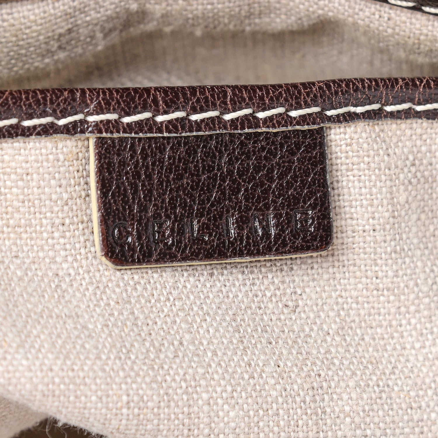 Celine Buffalo Boogie Satchel Brown 6 of 9