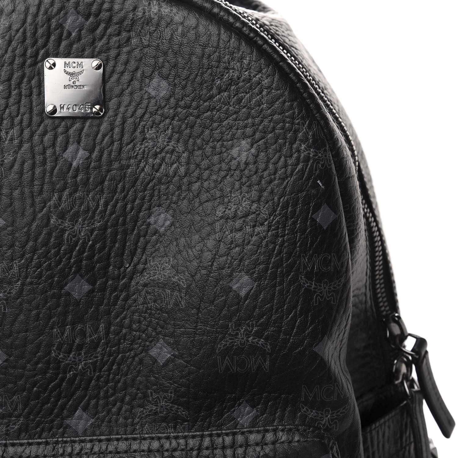 MCM Visetos Medium Stark Backpack Black 10 of 11