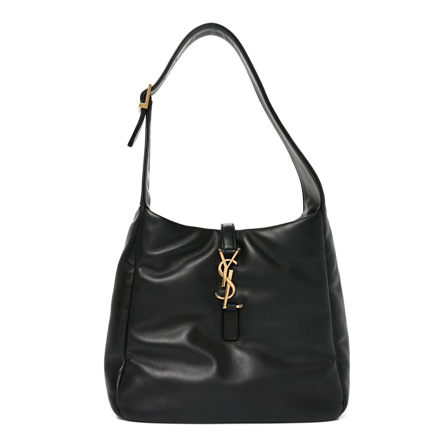 Saint Laurent Padded Lambskin Small Le 5 A 7 Supple Hobo Black 1 of 10