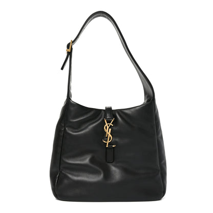 Saint Laurent Padded Lambskin Small Le 5 A 7 Supple Hobo Black 1 of 10