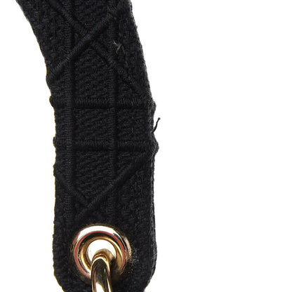 Christian Dior Canvas Embroidered Cannage Medium Lady D-Lite Black 9 of 12