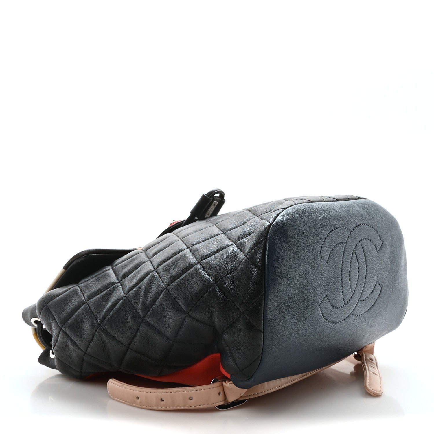 Chanel Lambskin Quilted Small Cuba Urban Spirit Backpack Black 4 of 10