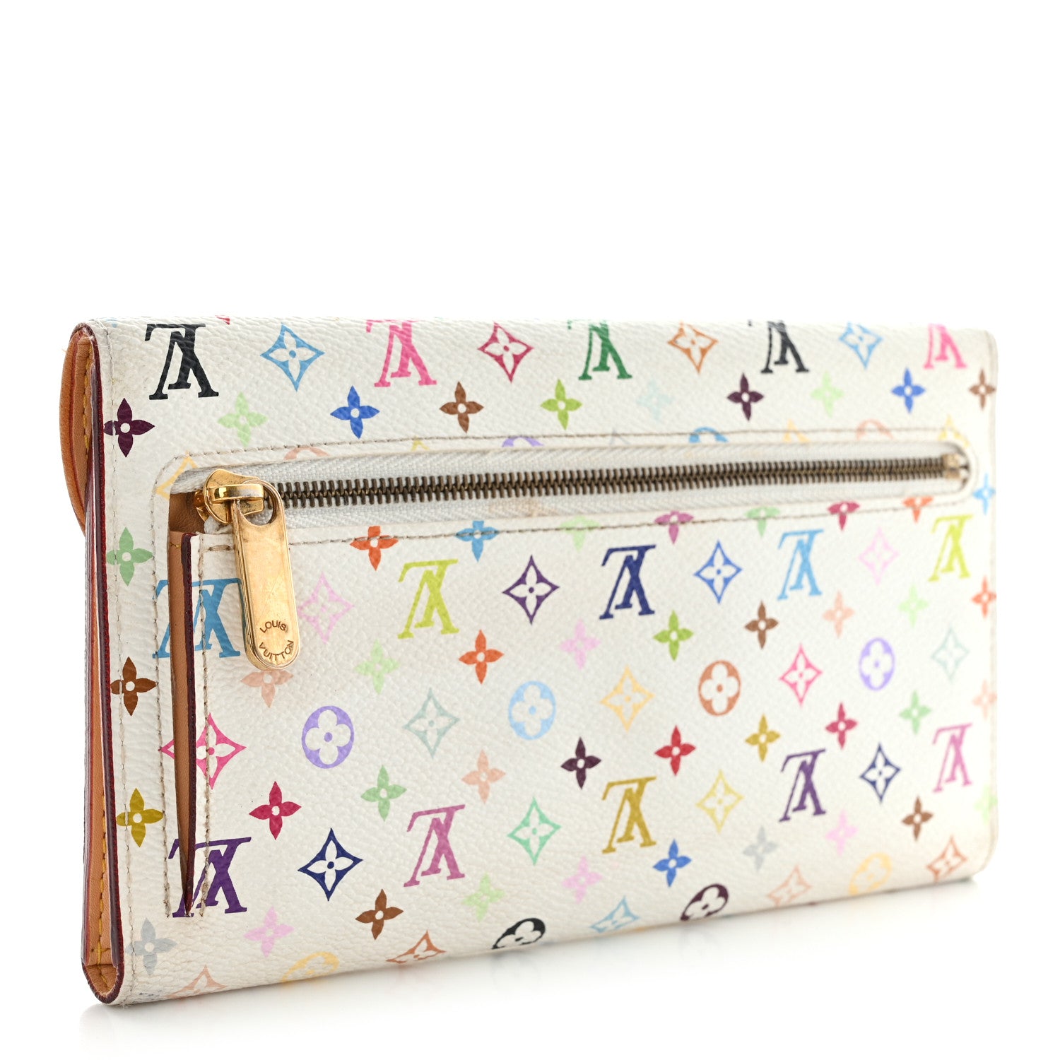 Louis Vuitton Monogram Multicolor Eugenie Wallet White 3 of 14