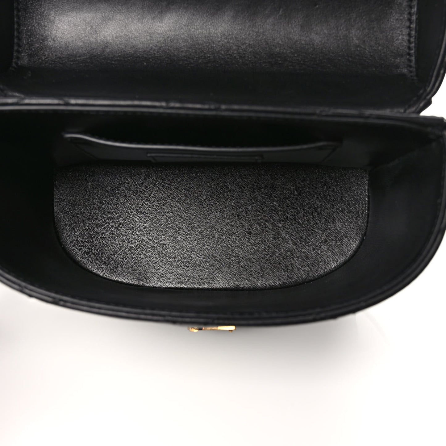 Lambskin Matelasse Monogram June Box Bag Black