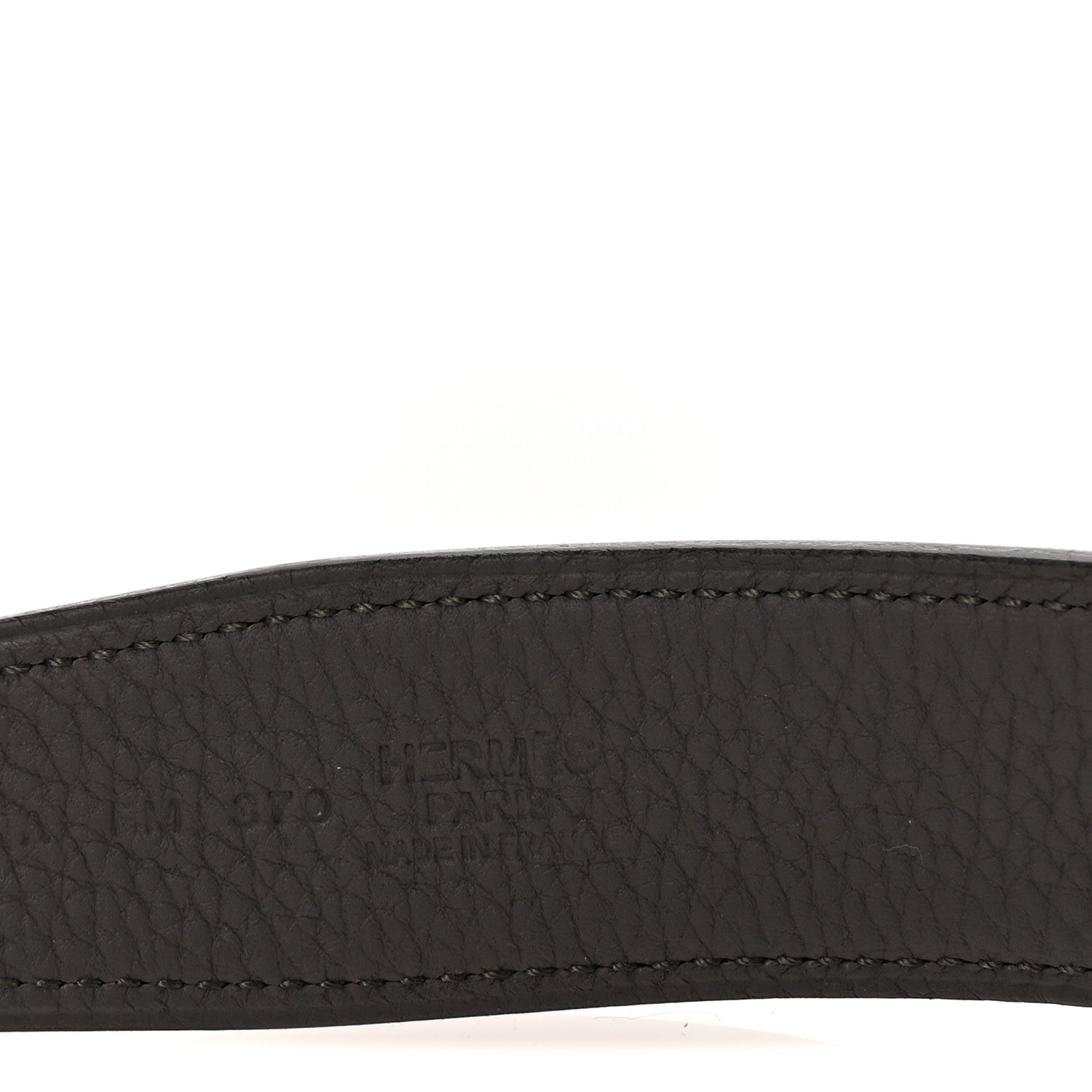 Hermes Box Togo 38mm Constance H Belt 90 36 Black Etain 5 of 6