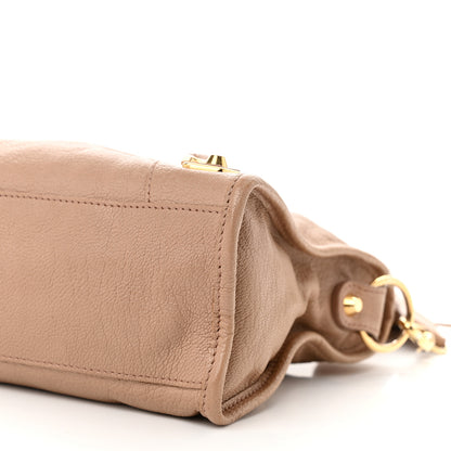 Balenciaga Chevre Gold Metallic Edge Hardware S City Rose Des Sables 11 of 11