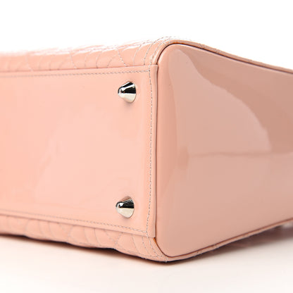 Christian Dior Patent Cannage Large Lady Dior Light Pink 11 of 12
