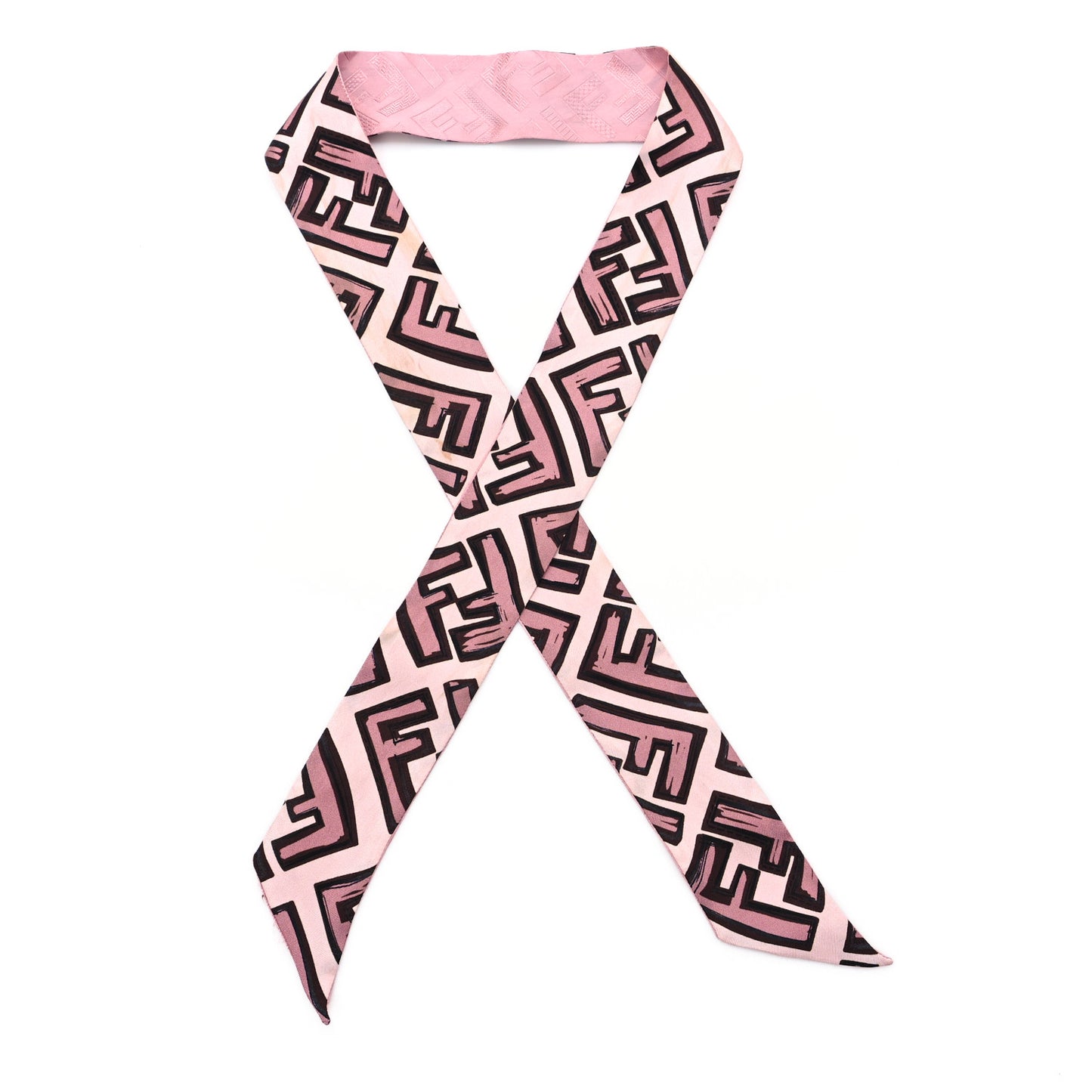 Silk Wrappy Bandeau Pink