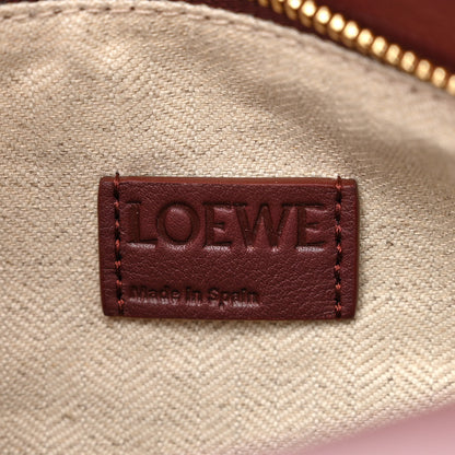 Loewe Soft Grained Calfskin Small Puzzle Edge Bag Dark Burgundy 6 of 10
