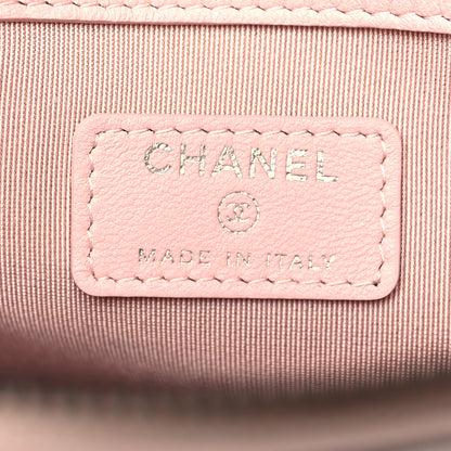 Chanel Canvas La Pausa Cosmetic Case Light Pink 6 of 10