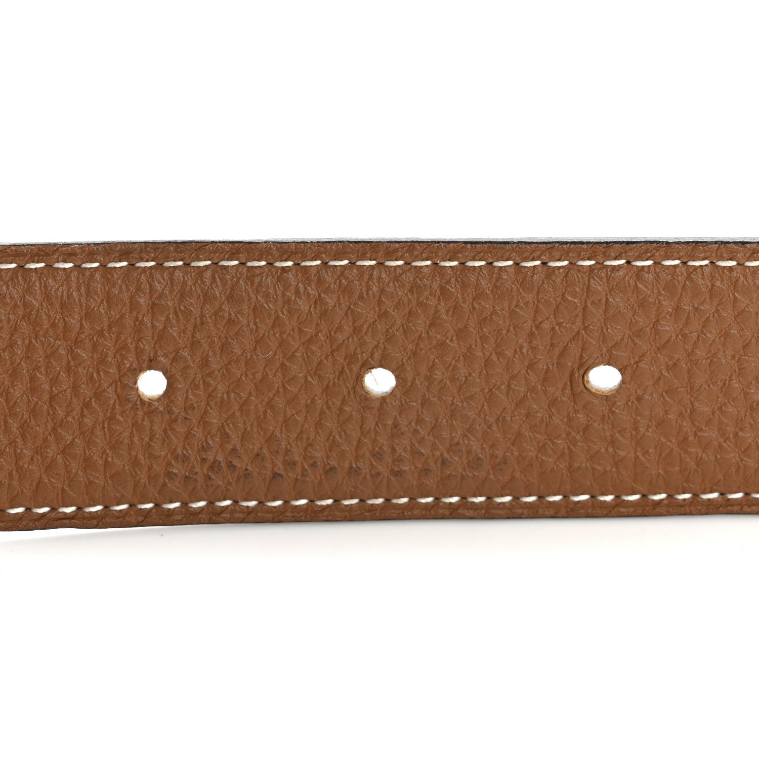 Hermes Chamonix Togo 32mm Royal Belt 85 Black Gold 4 of 8