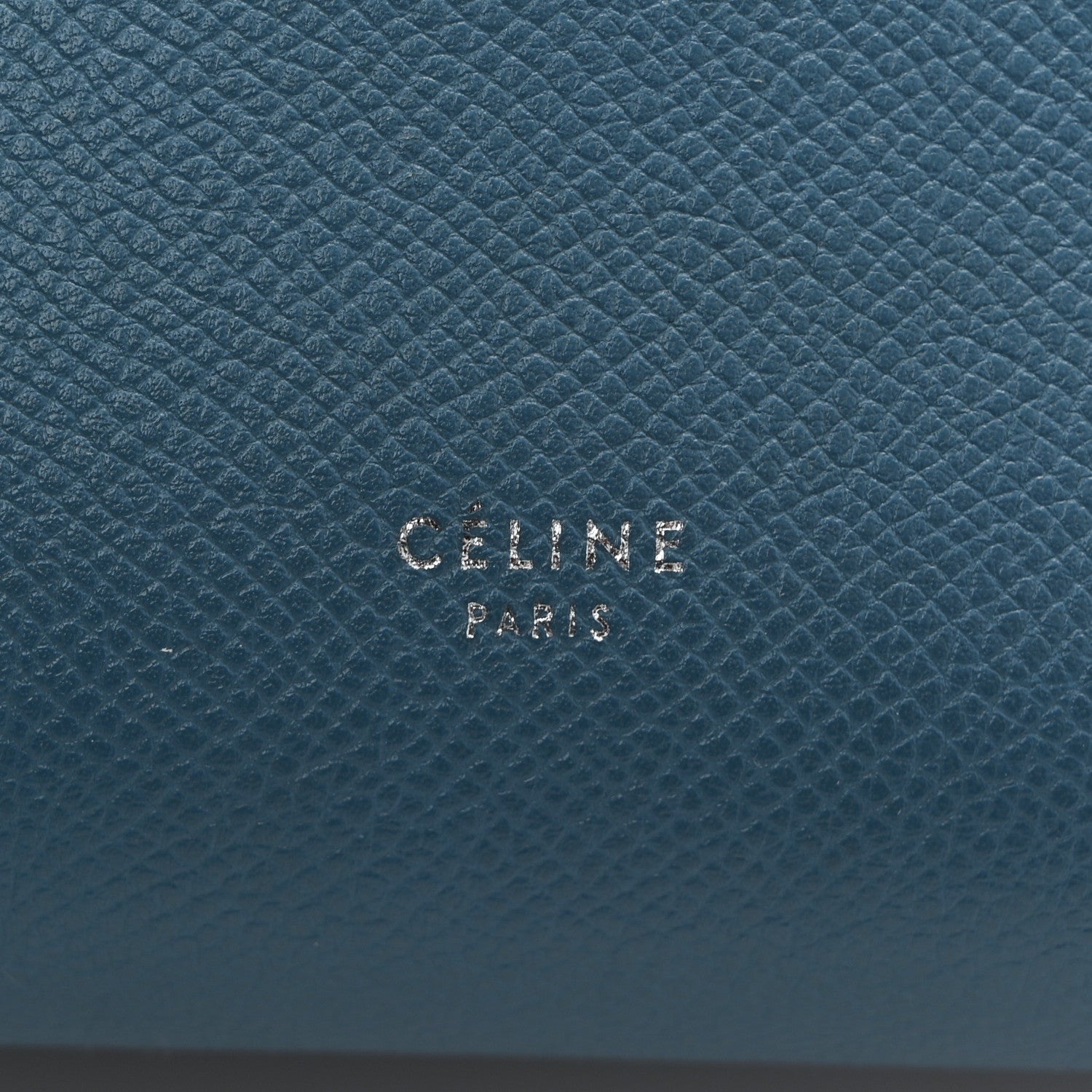 Celine Grained Calfskin Micro Belt Bag Washed Blue 6 of 11