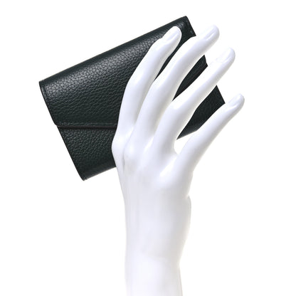 Mulberry Heavy Grain Folded Multi Card Case Wallet Green 3 of 16