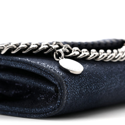 Stella McCartney Metallic Shaggy Deer Falabella Small Wallet on Chain Ink 8 of 11