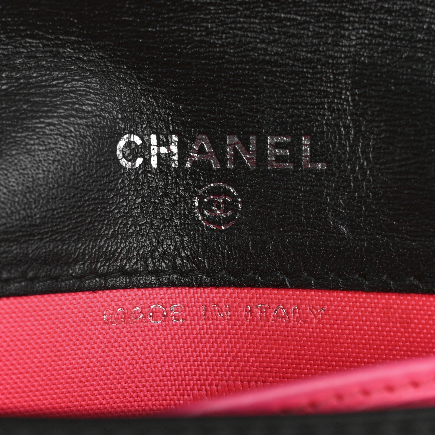 Chanel Calfskin Quilted Cambon Flap Wallet Black White 6 of 13