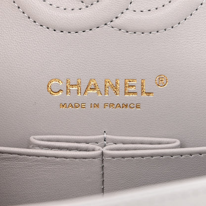 Chanel Caviar Quilted Small Double Flap Grey 6 of 10