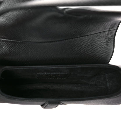 Christian Dior Calfskin Mini Saddle Bag Black 5 of 9