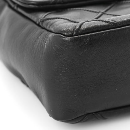 Chanel Calfskin Diamond Debossed Medium Cosmos Flap Black 7 of 8