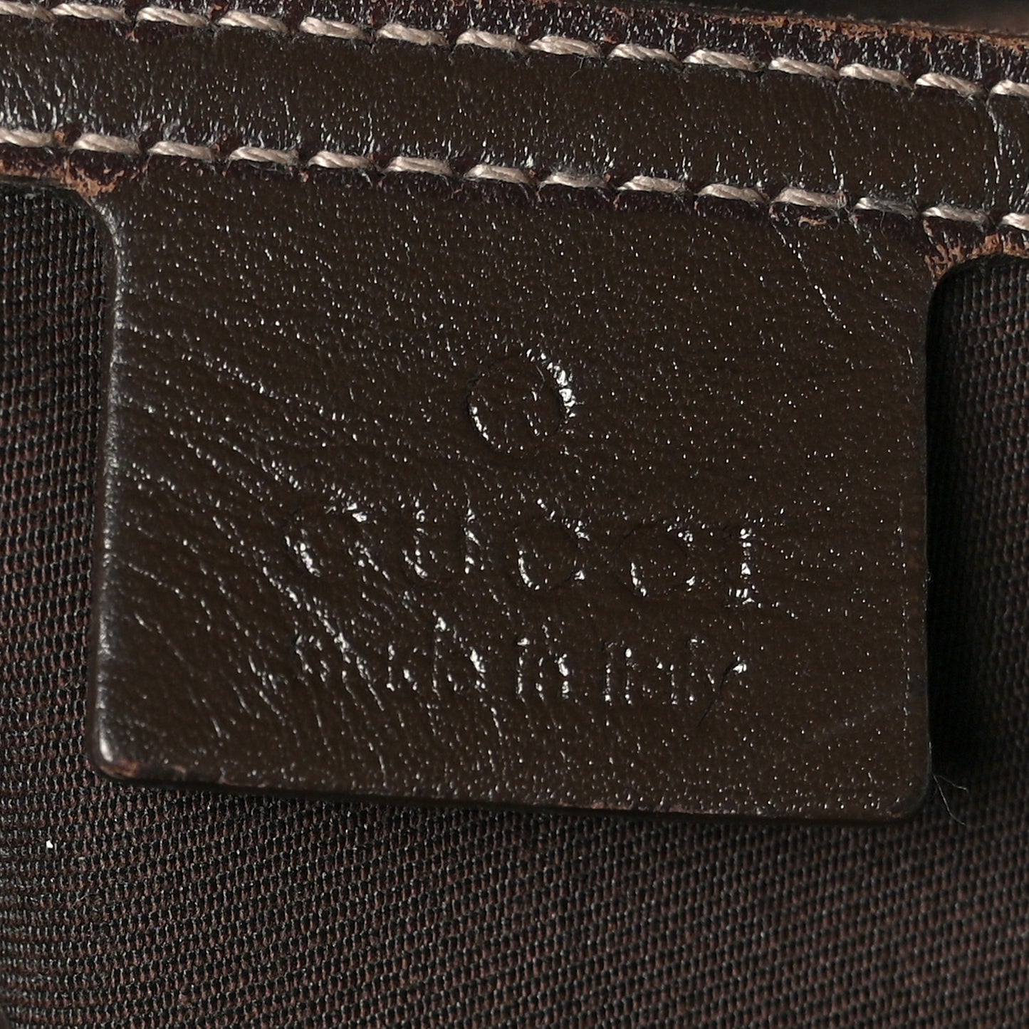 GG Plus Monogram Selleria Calfskin Medium Messenger Bag Beige Ebony Cocoa Dark Chocolate