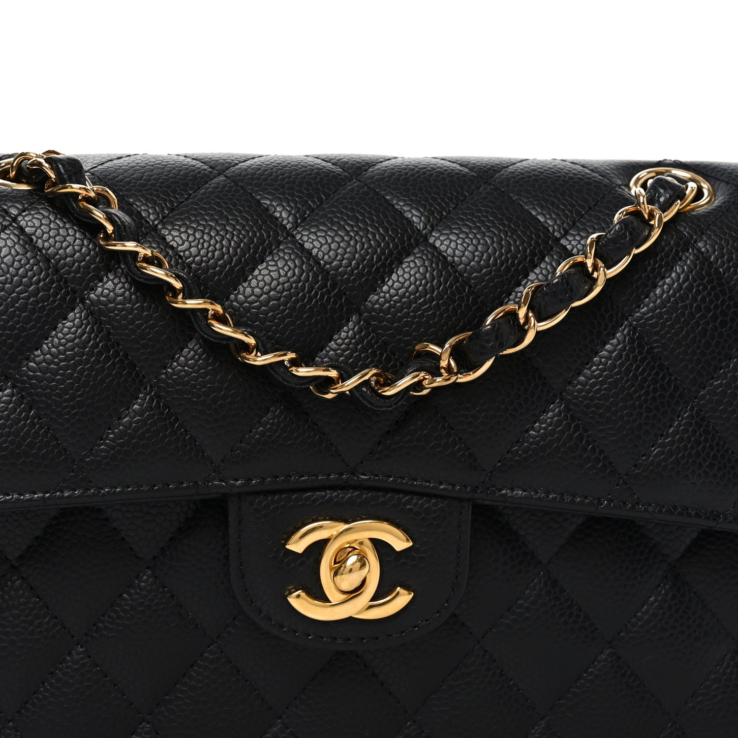 Chanel Caviar Quilted Small Double Flap Black 15 of 21