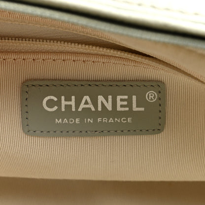 Chanel Caviar Quilted Small Bowler Grey 6 of 12