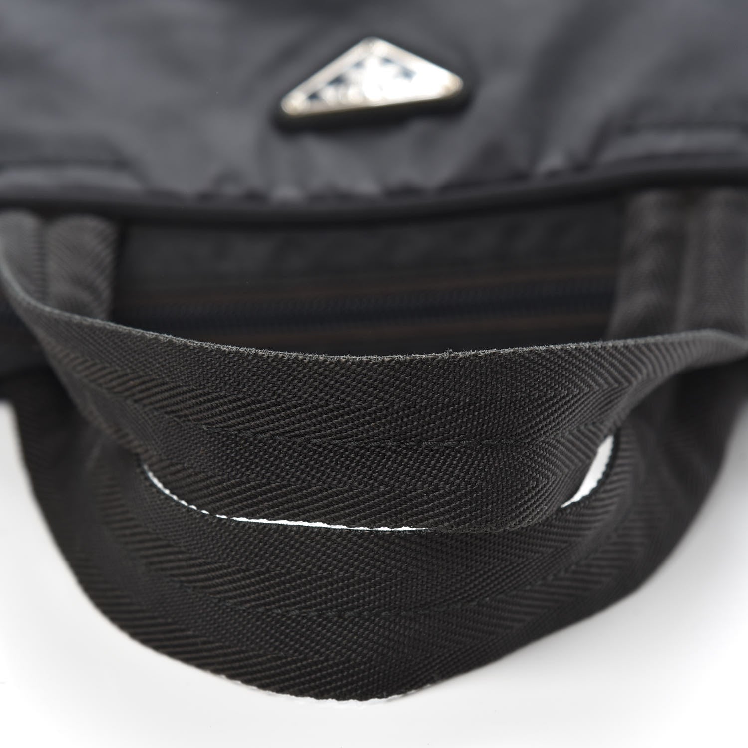 Prada Nylon Vela Tote Black 7 of 12