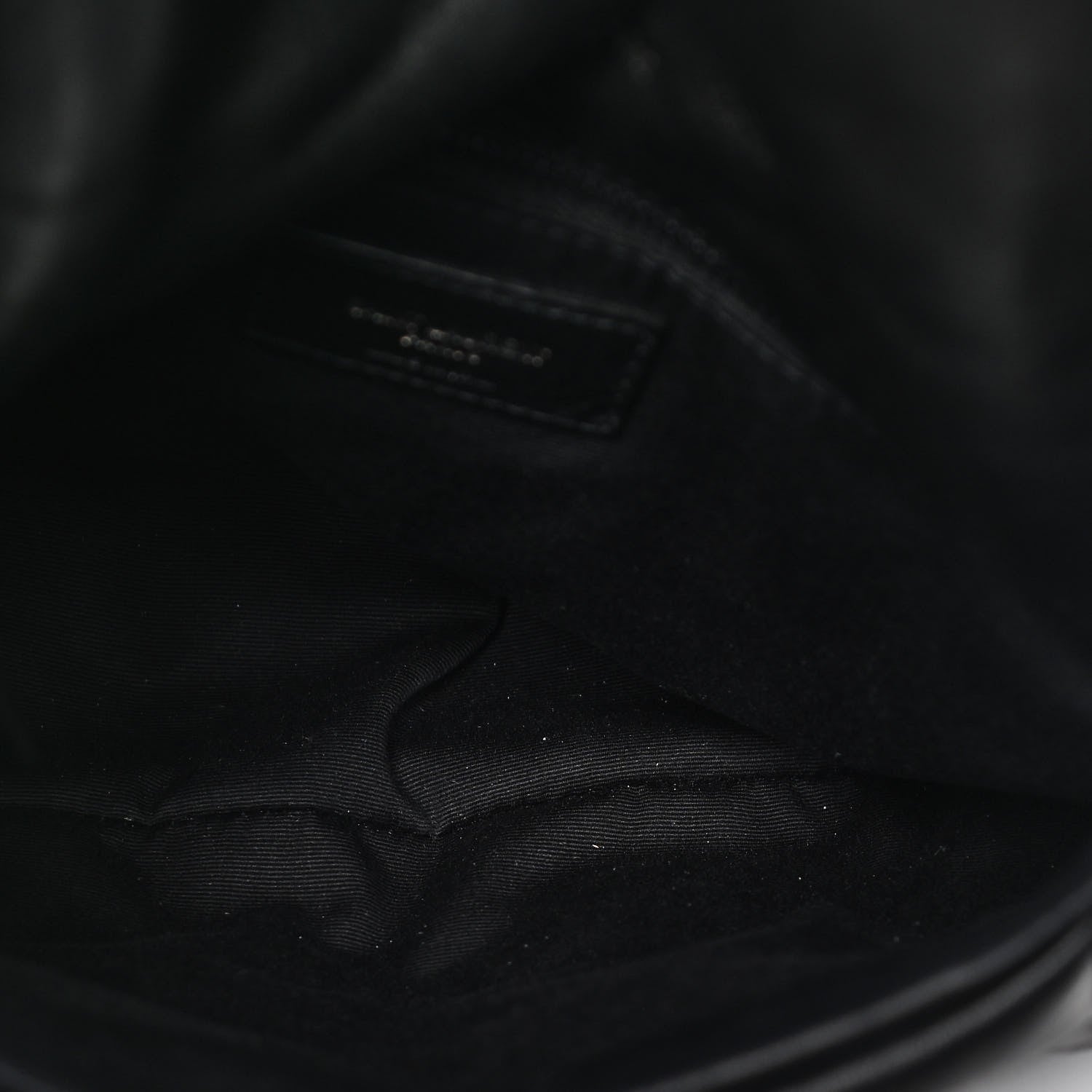 Saint Laurent Lambskin Quilted Small Loulou Puffer Monogram Chain Satchel Black 4 of 9