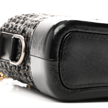 Chanel Tweed Calfskin Small Gabrielle Hobo Black 9 of 10