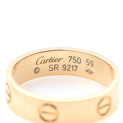 Cartier 18K Yellow Gold 5.5mm LOVE Ring 59 8.75 4 of 5