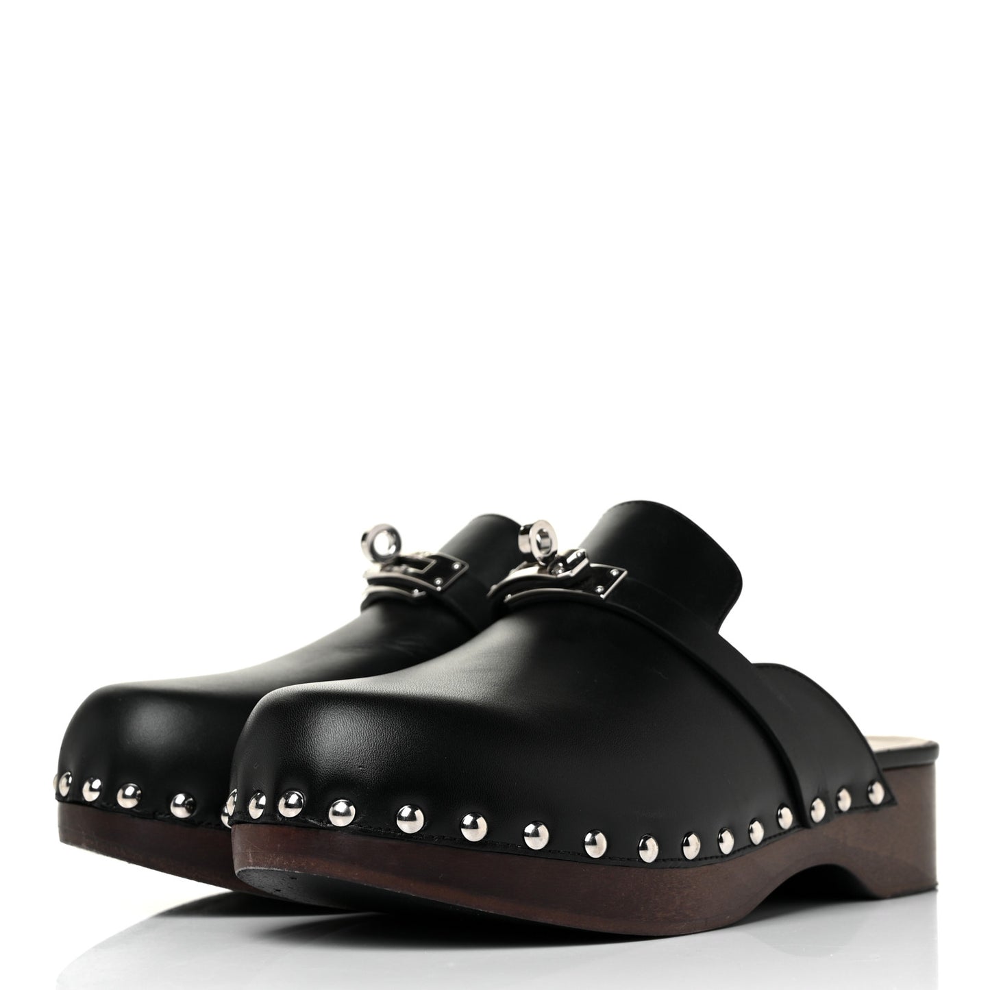 Calfskin Carlotta Mules 36 Black
