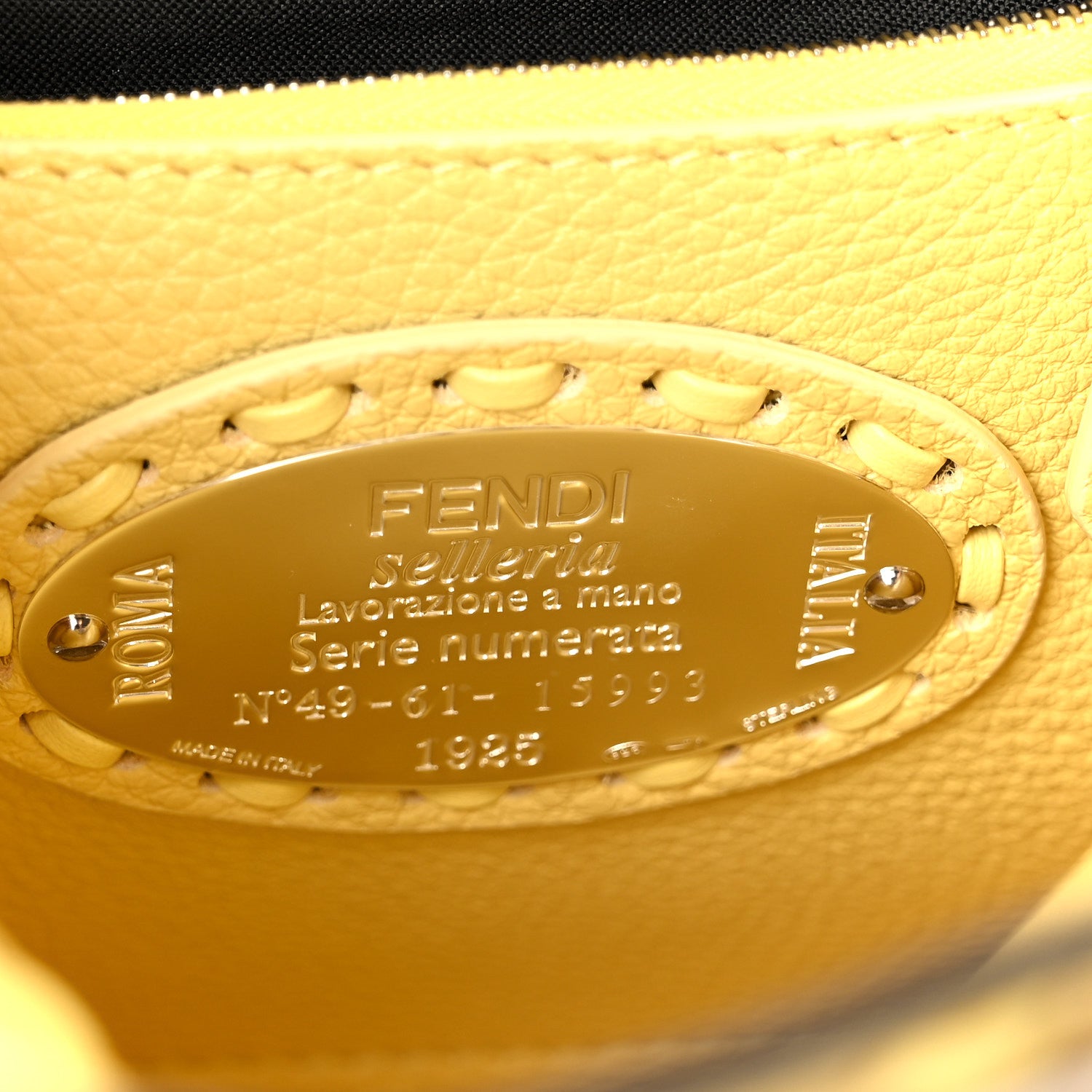Fendi Cuoio Romano Sellerissima Mini Peekaboo Iconic Satchel