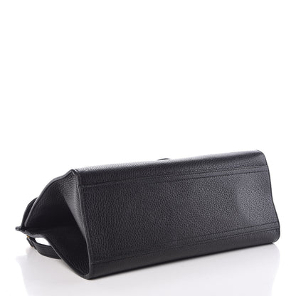 Gucci Calfskin Small GG Marmont Top Handle Bag Black 5 of 13