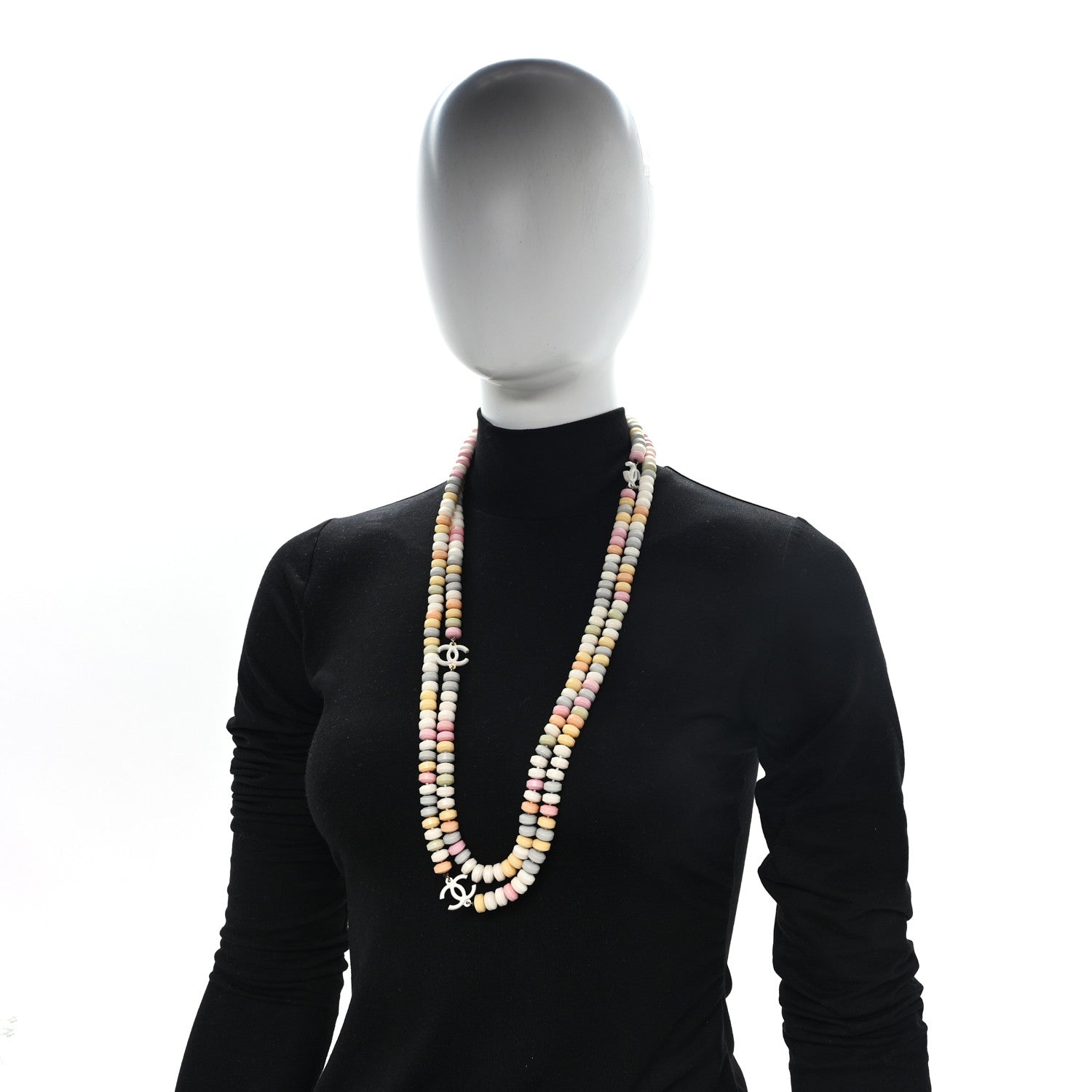 Chanel Candy CC Double Strand Necklace Multicolor 2 of 5