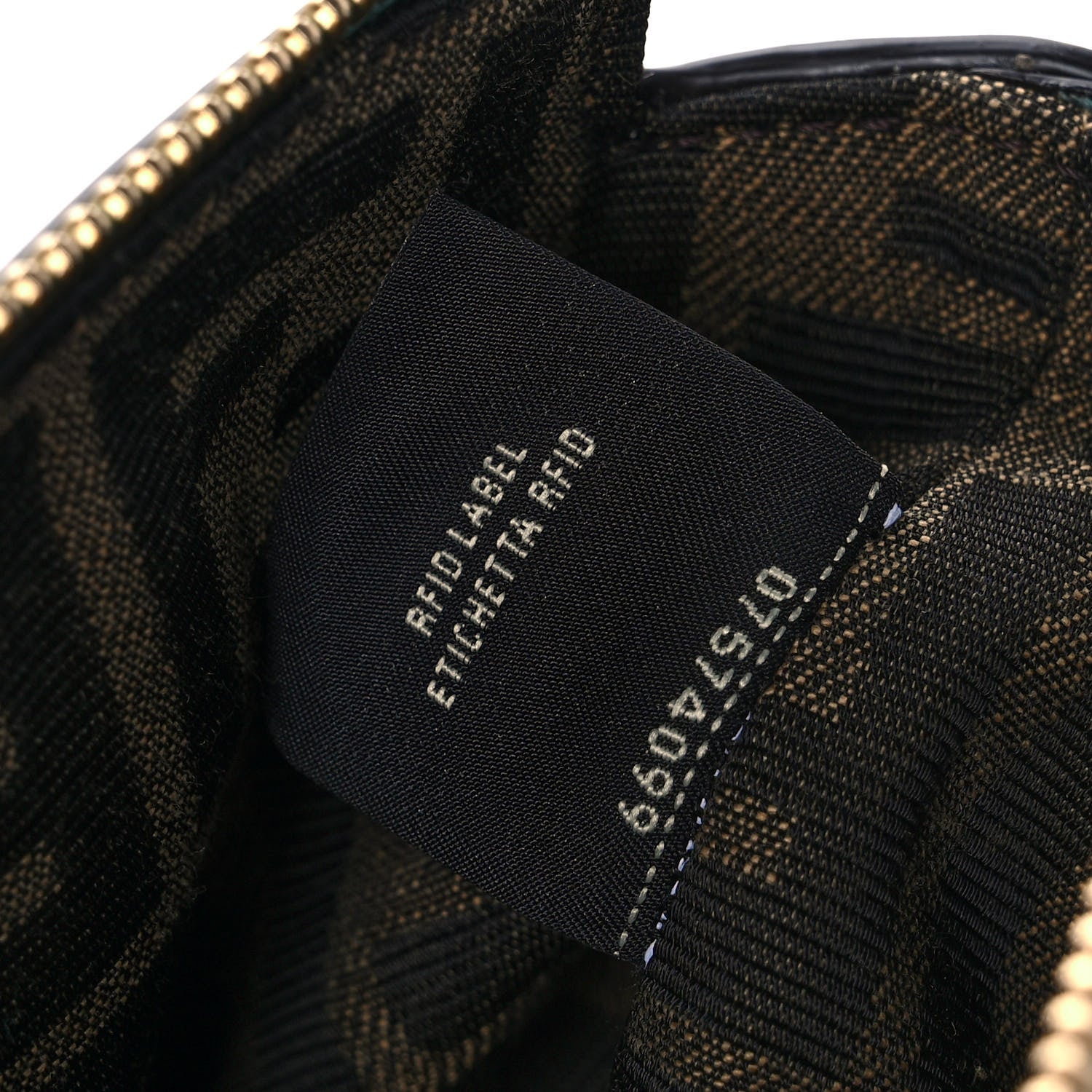 Fendi Vitello King Plexiglass Logo Embossed Mini By The Way Top Handle Boston Bag Menta 8 of 11