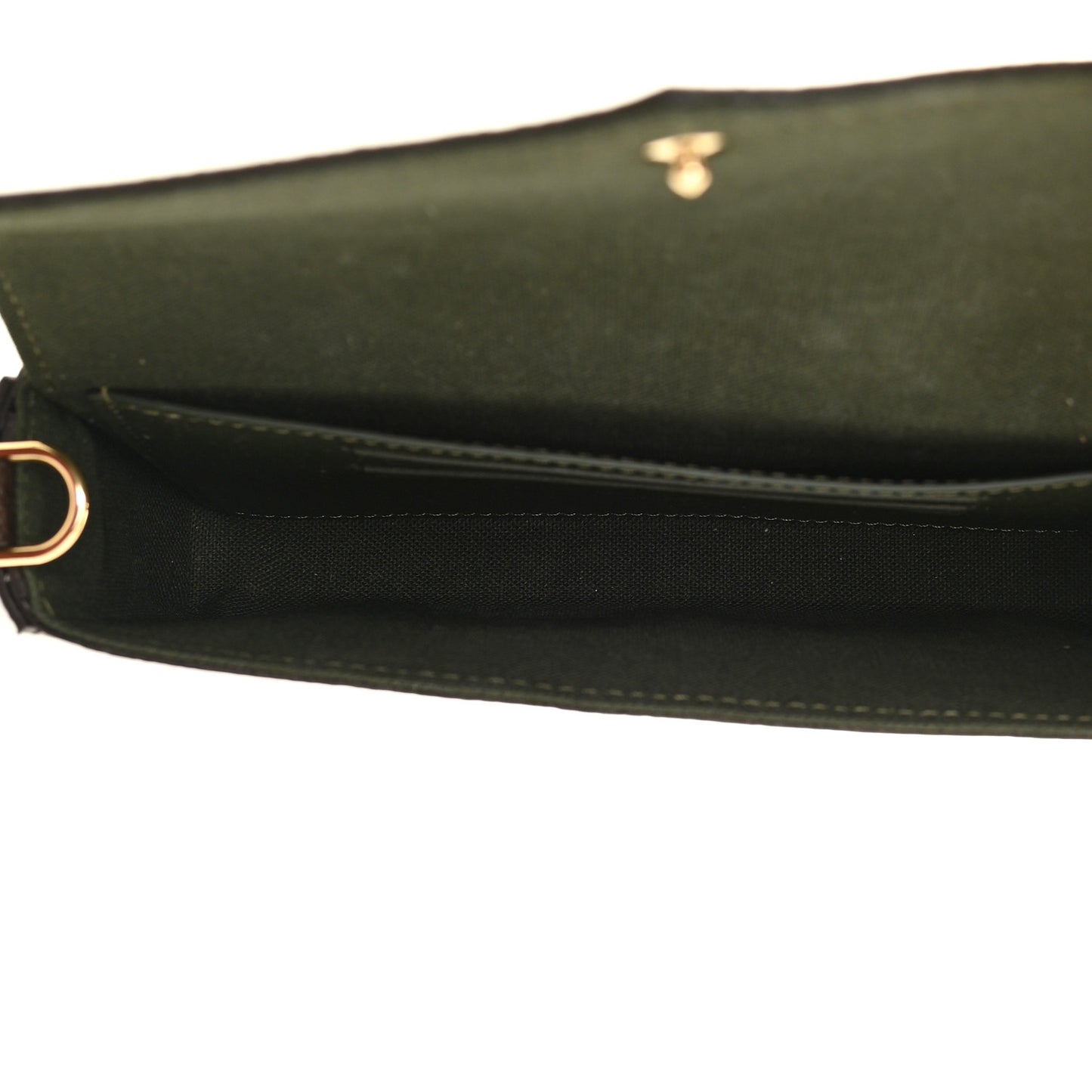 Monogram Felicie Strap & Go Kaki