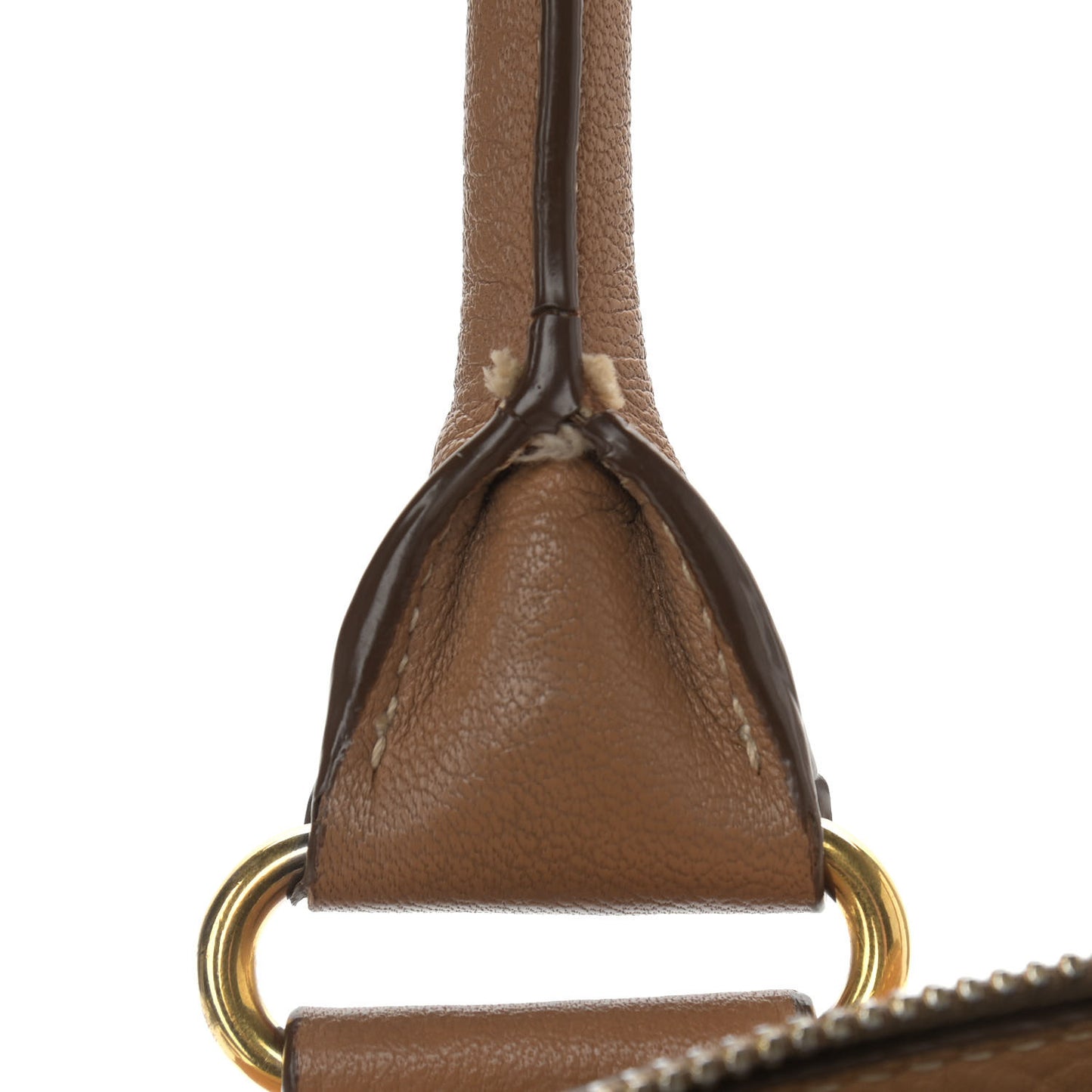 Vitello Daino Shopping Satchel Caramel